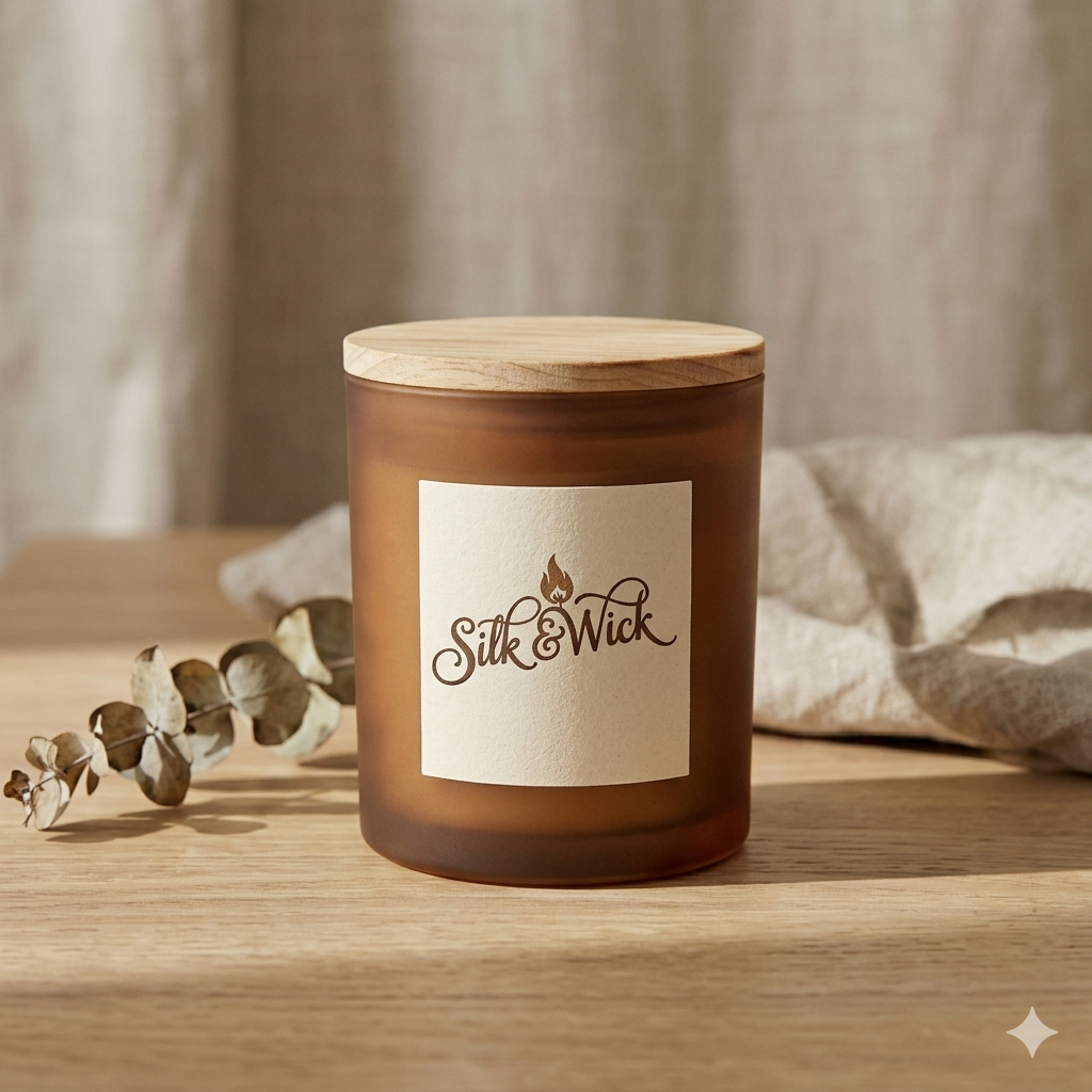 Silk and Wick organic handcrafted candles