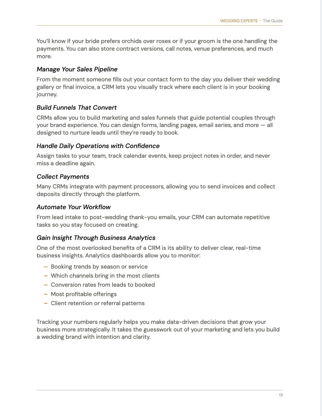 Guide preview