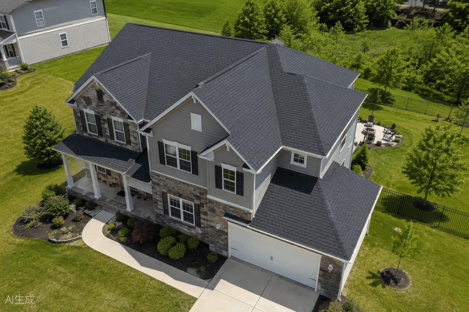 Full shingle replacement — before