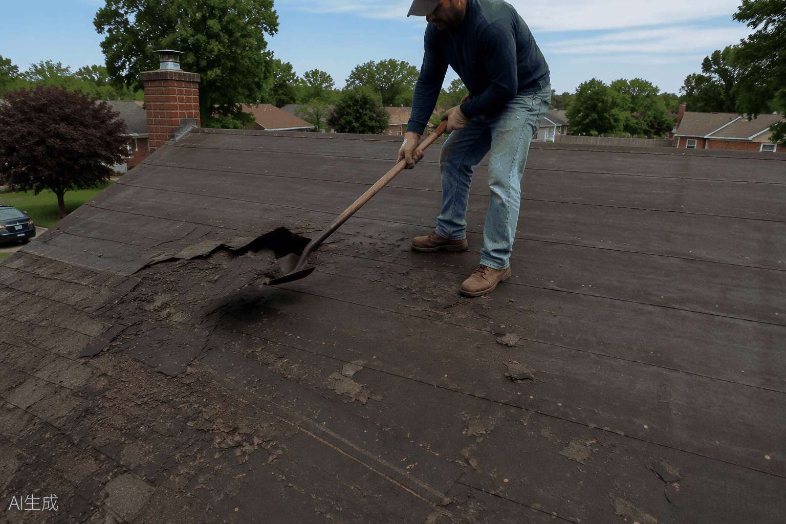 GridIron Roofing project near Bibb County, GA — photo 1