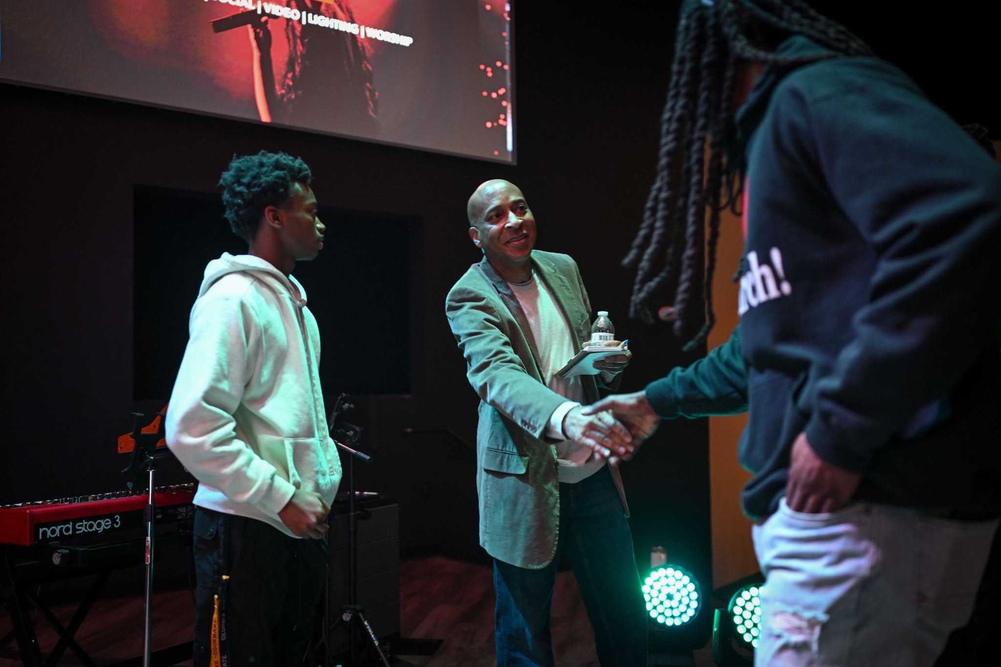Two church creatives building a new relationship
