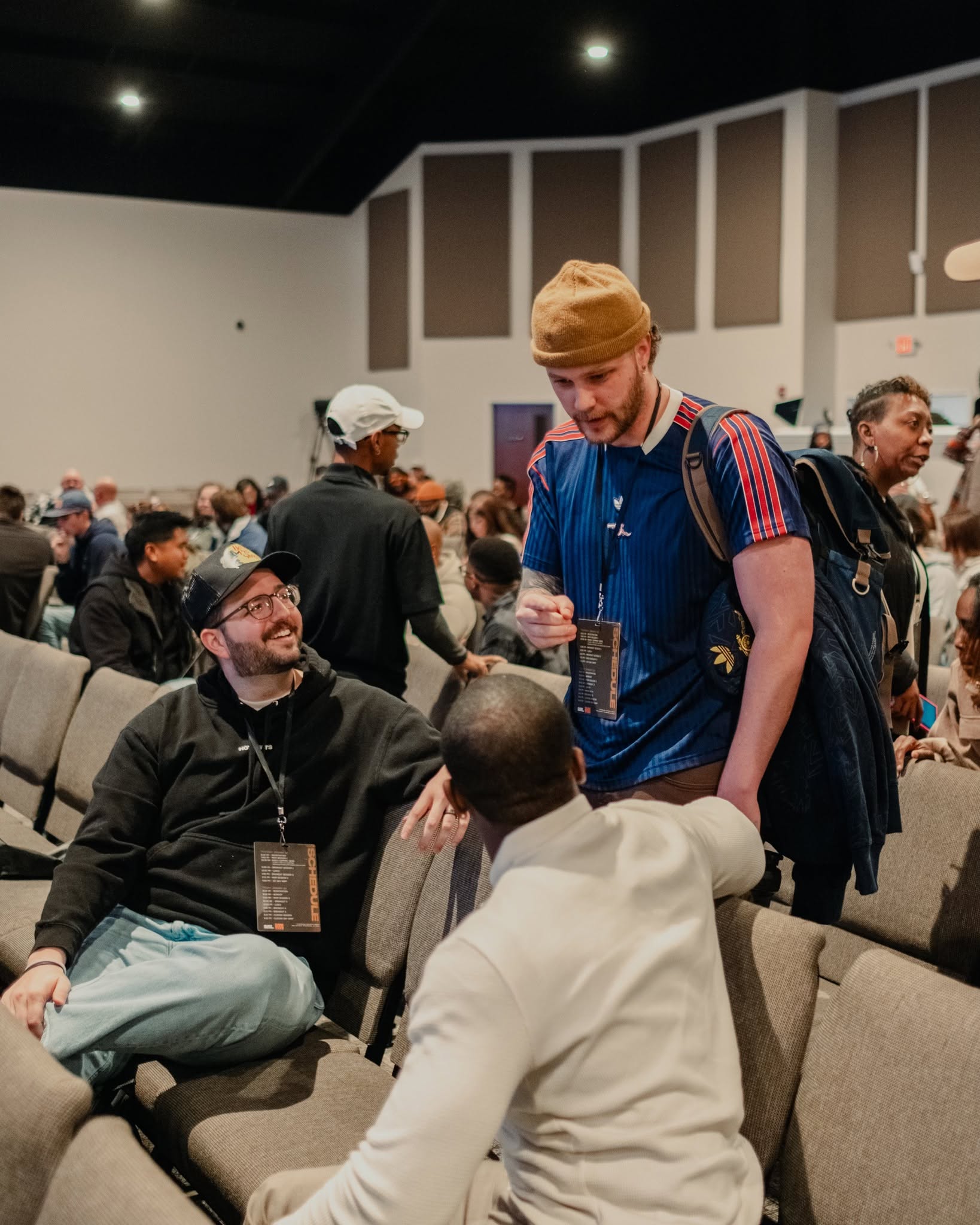 Church creatives building relationships after an event