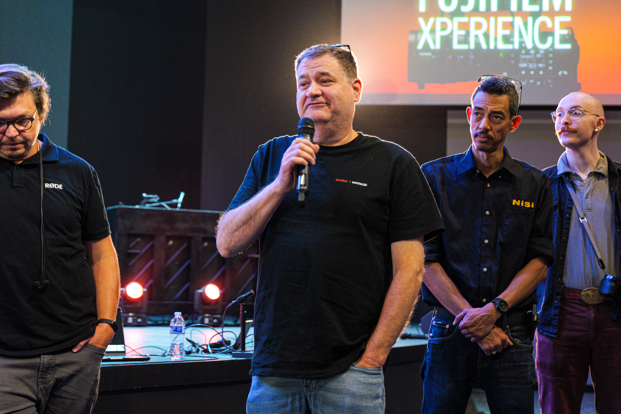 Fujifilm partners welcoming attendees to a hands-on experience