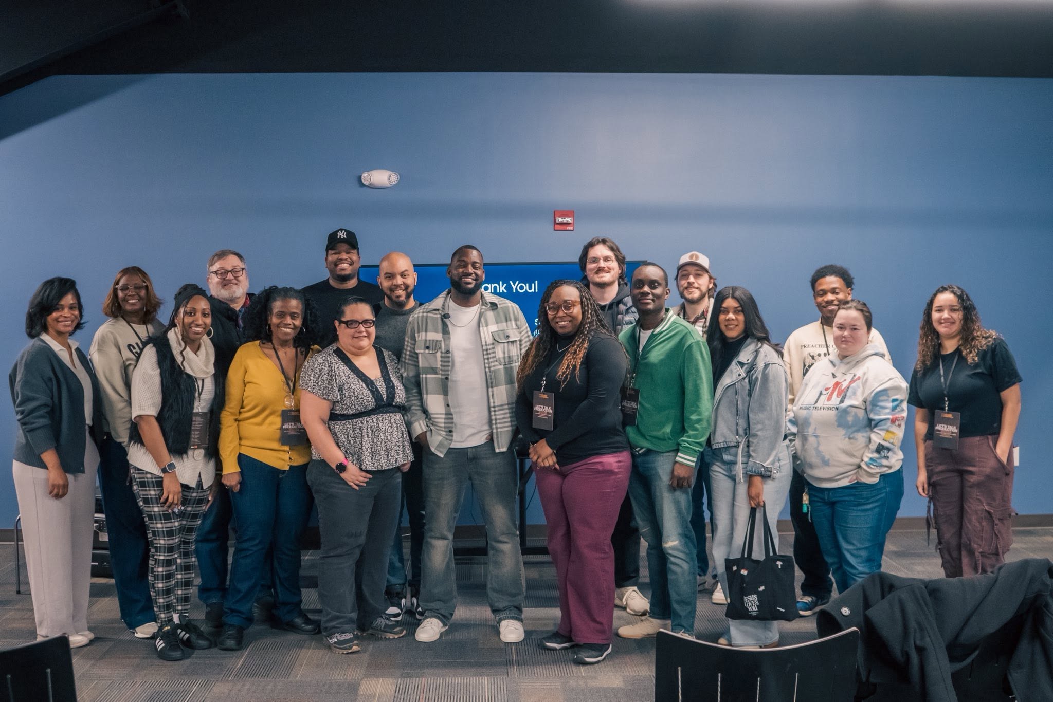 Church creatives gathered together at Let’s Talk Production