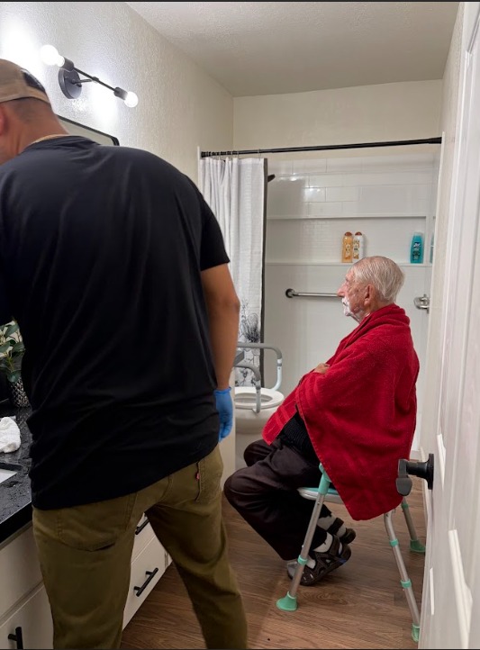 We Assist with Safe Bathing and Hygiene