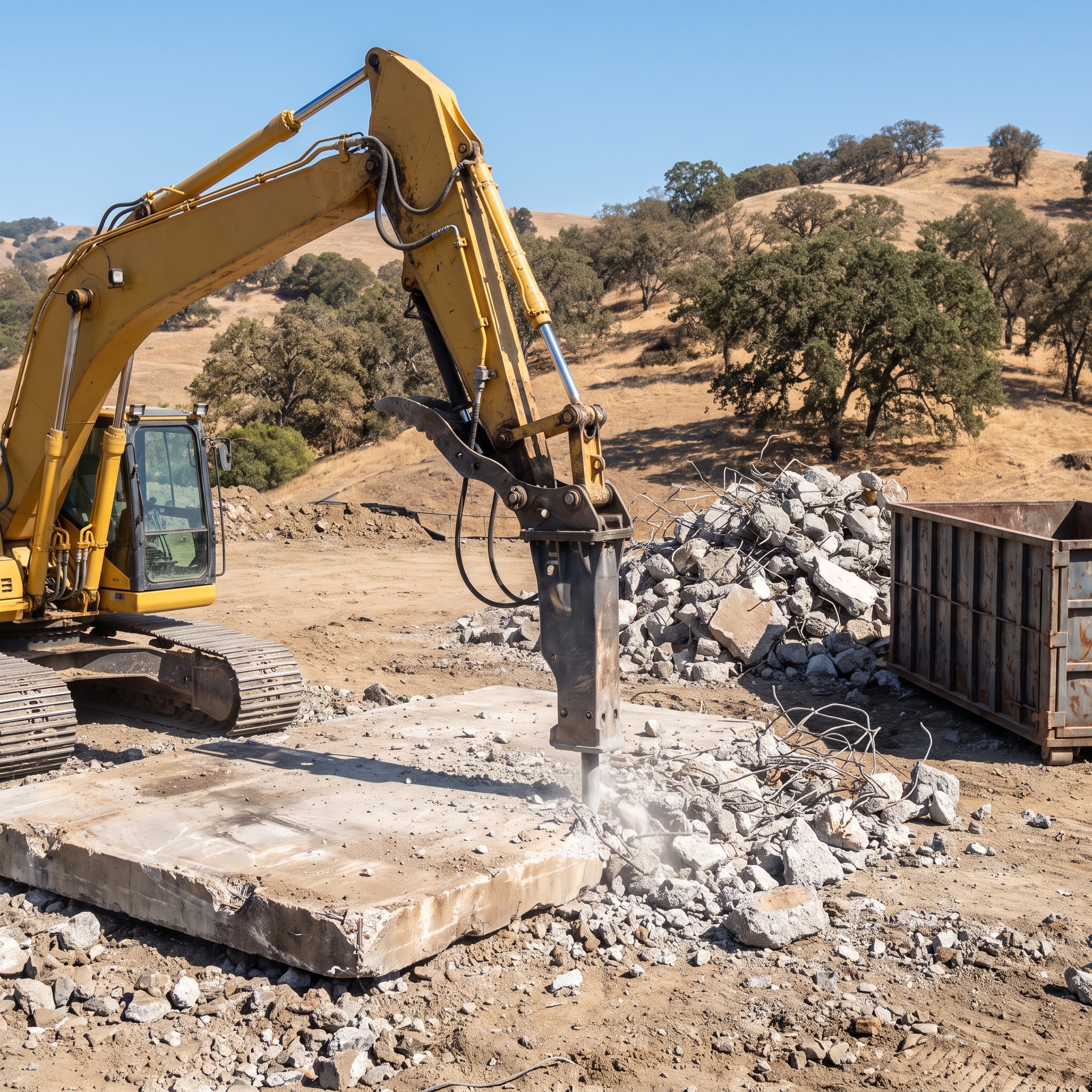 Concrete Breaking & Removal in Bay Area