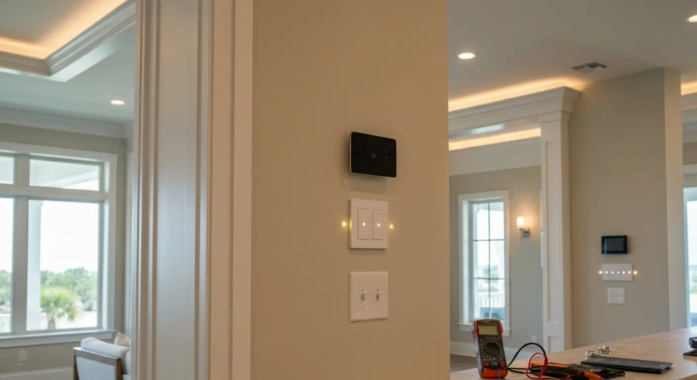 Smart home automation and lighting system installation