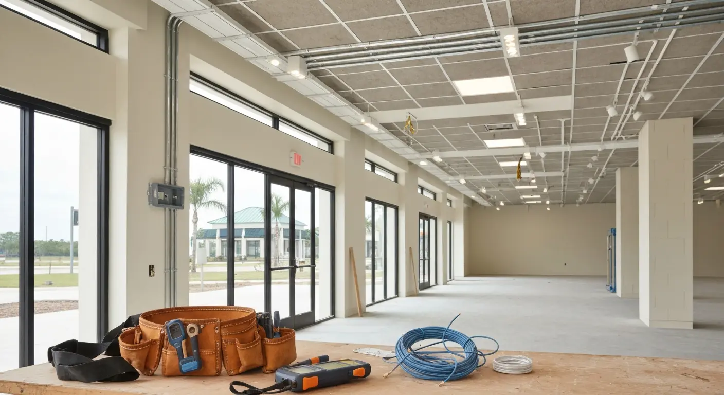 Commercial electrical installation