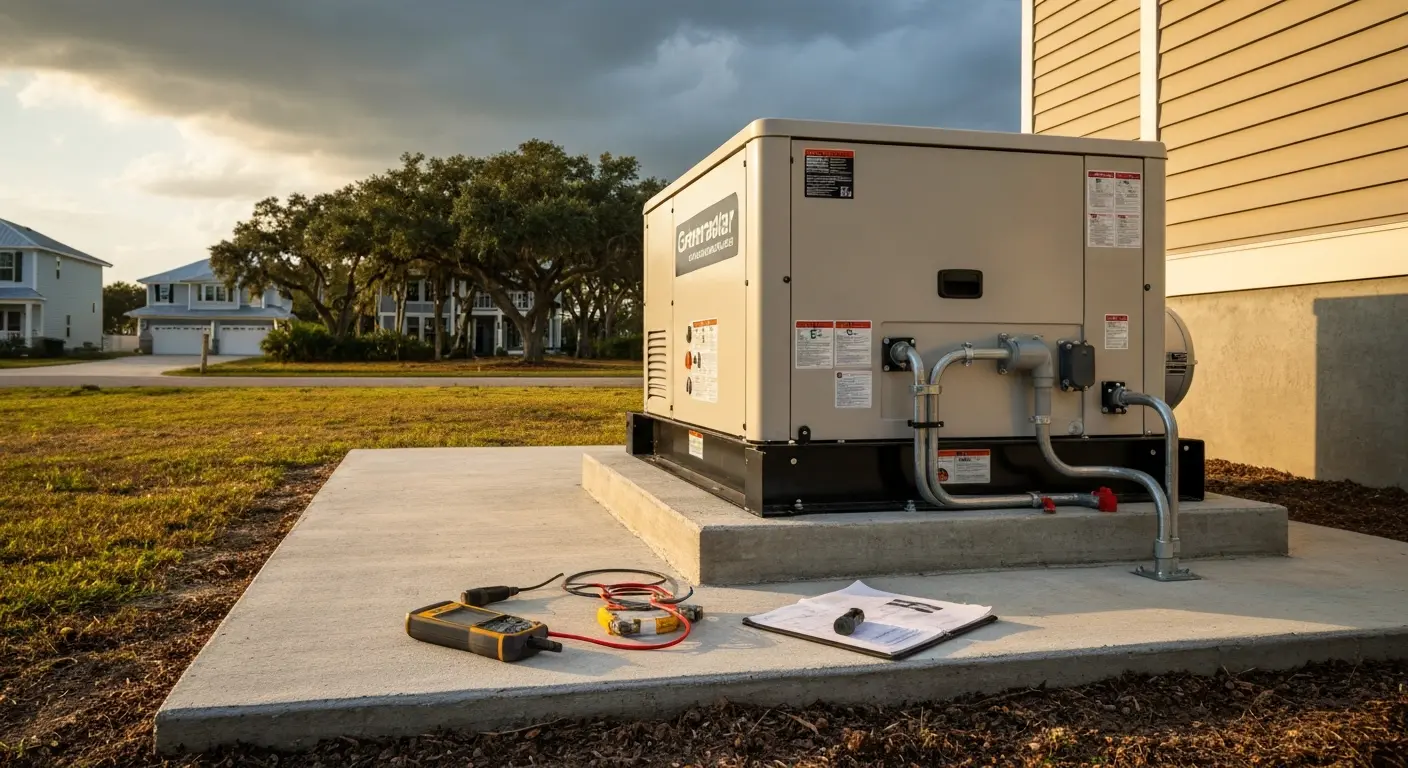 Generator installation and service