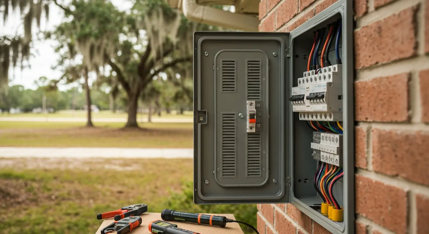 Residential electrical panel upgrade