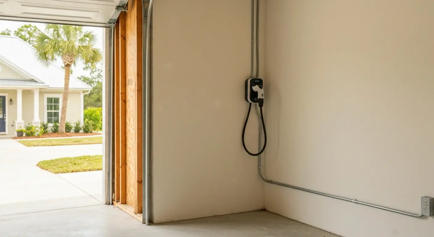 Level 2 EV charger installation