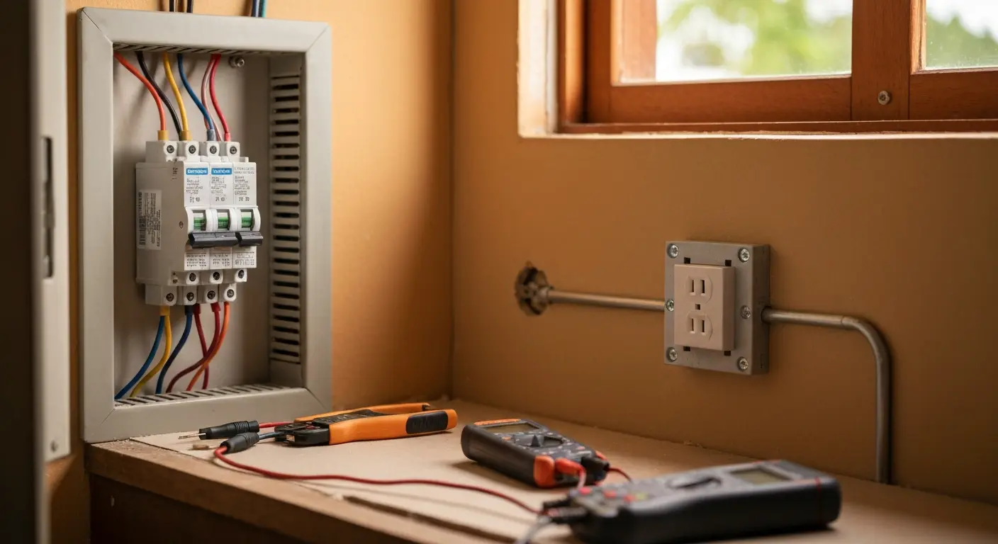 240-volt circuit installation