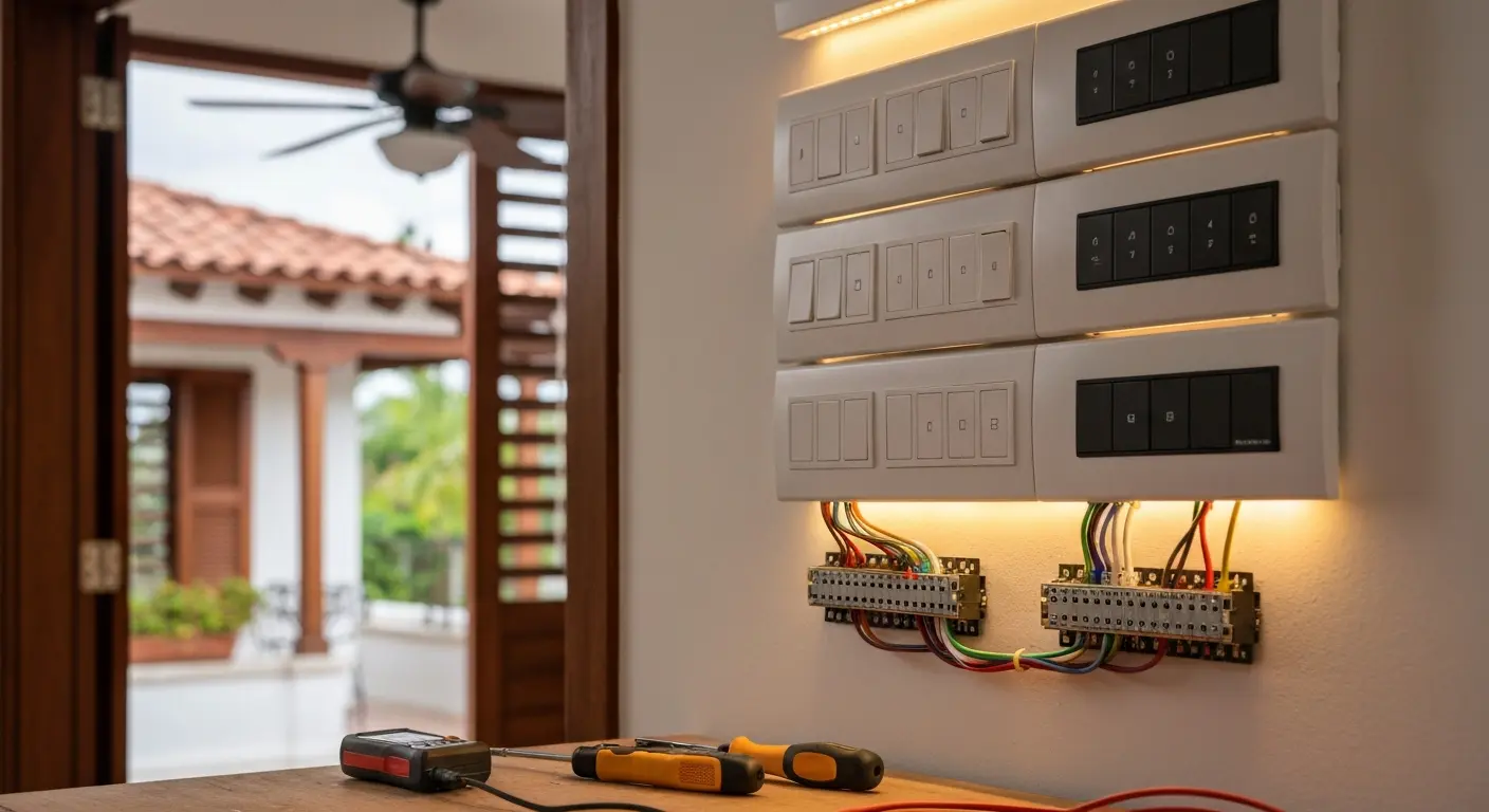 Smart home wiring and automation Panama City