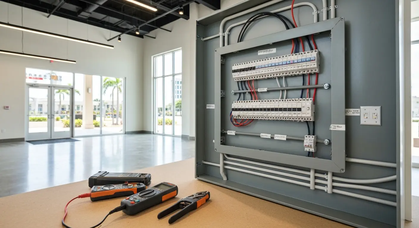 Commercial electrical installation
