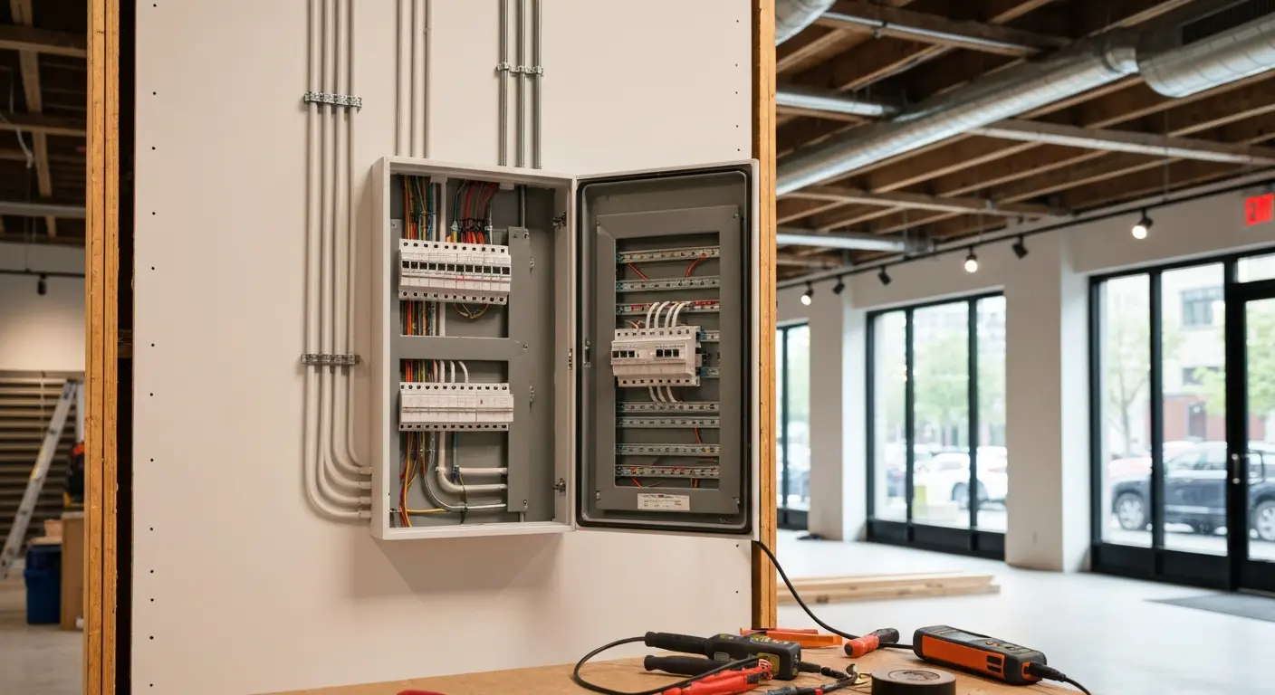Commercial electrical buildout
