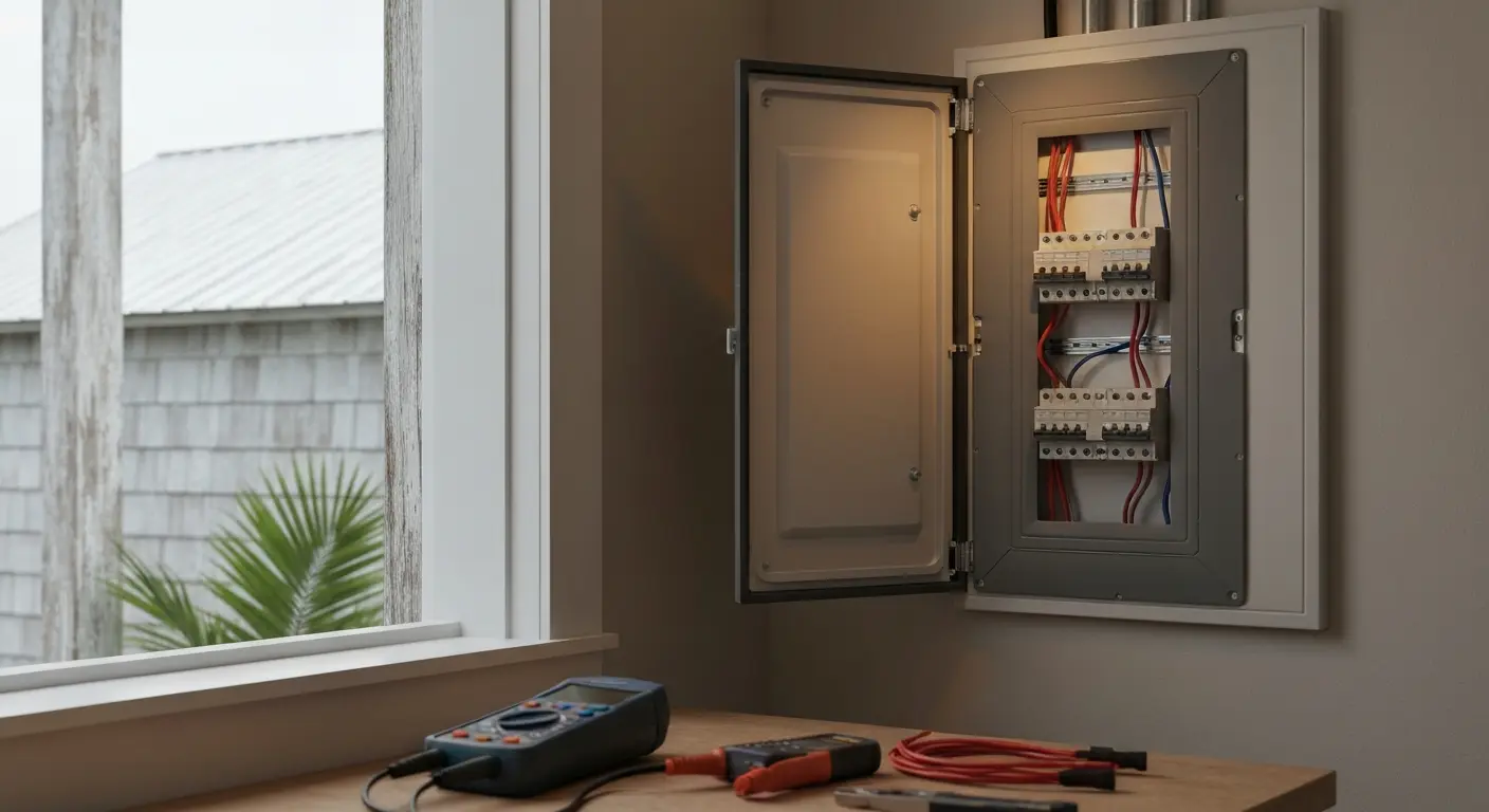 Residential electrical upgrade in Port St. Joe