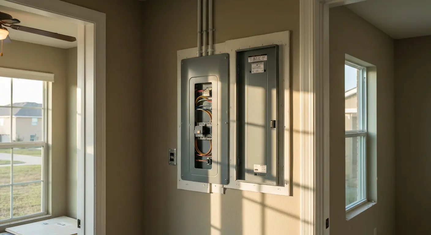 Electrical panel and service upgrade installation