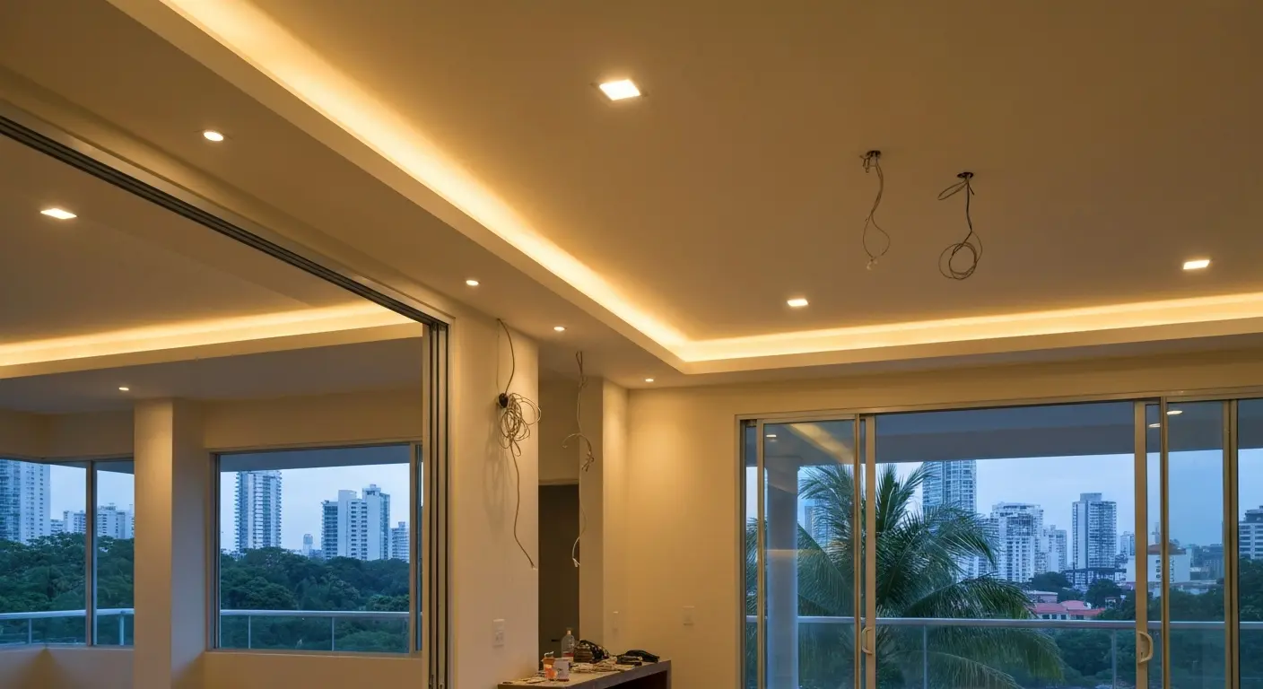 Lighting installation project