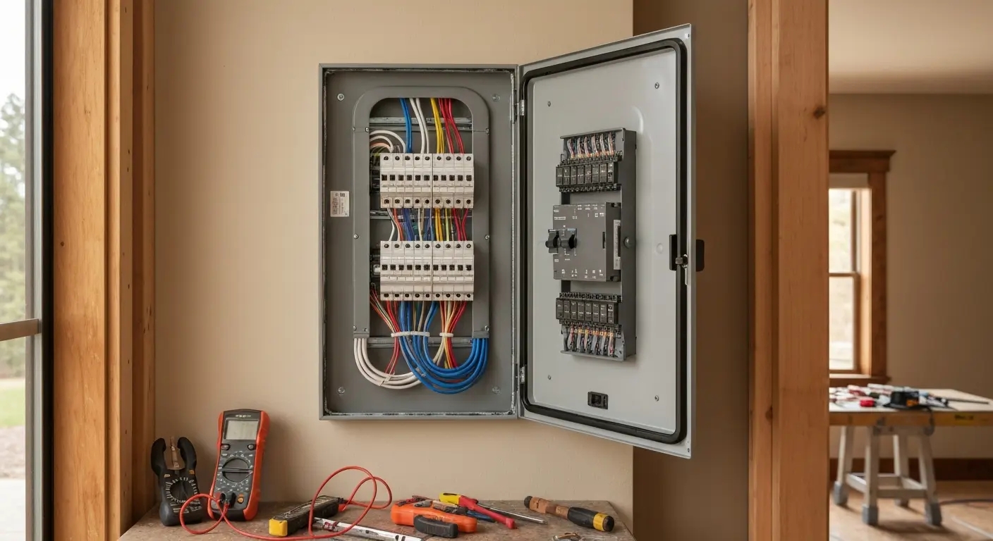 Electrical panel installation