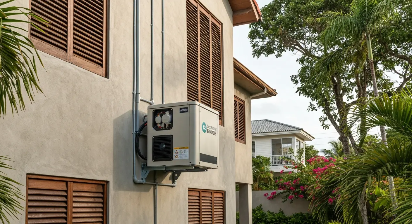 Backup generator installation