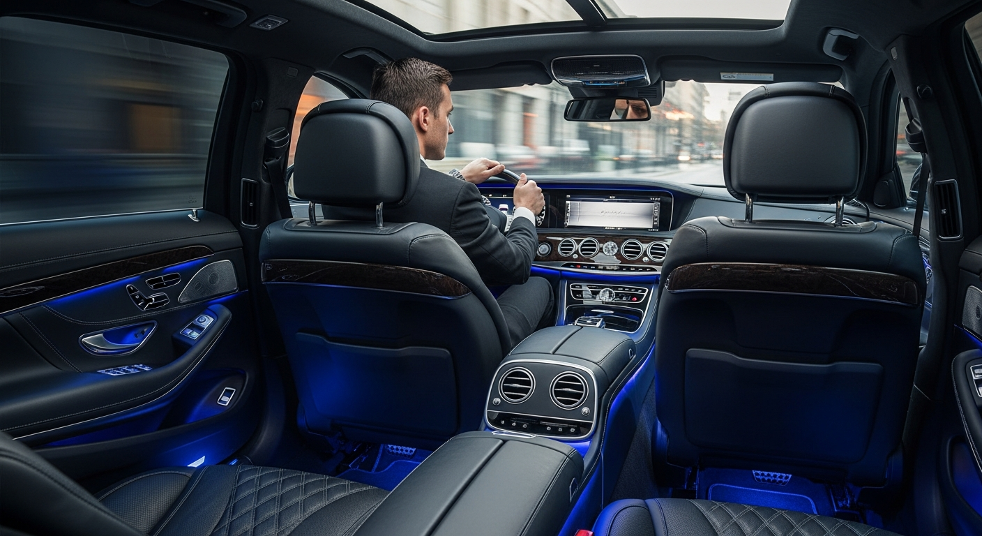 Luxury sedan chauffeur service