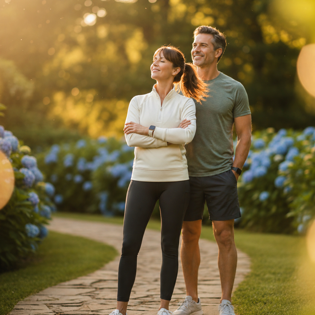 Man and Woman experiencing whole-body health and vitality with Reset Wellness Ideal Protein coaching support