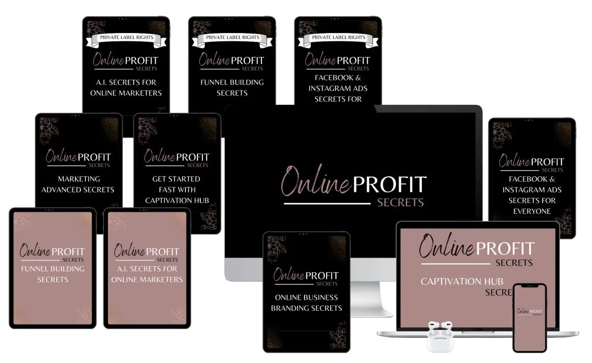 Online Profit Secret course computer phone , all devices