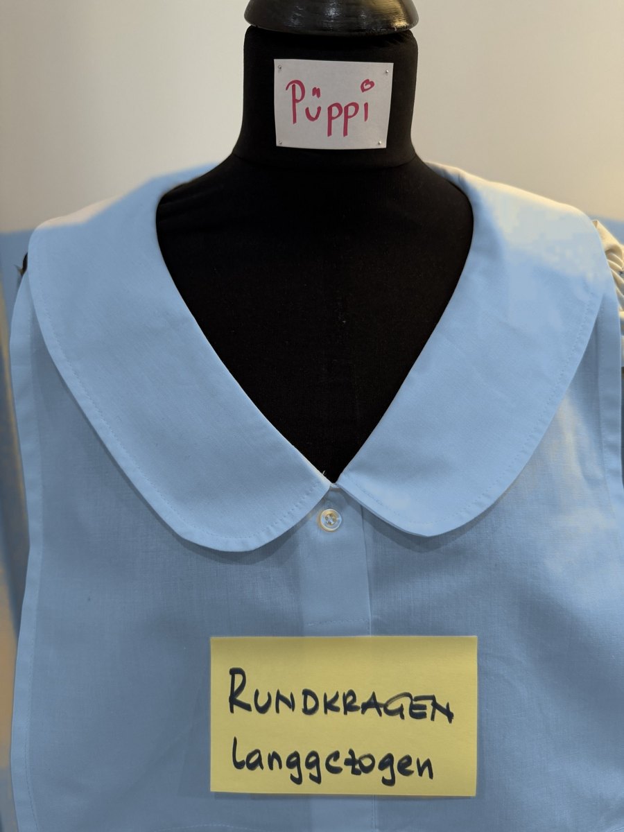 Rundkragen langgezogen