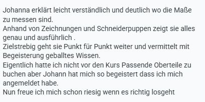 Kundenstimme