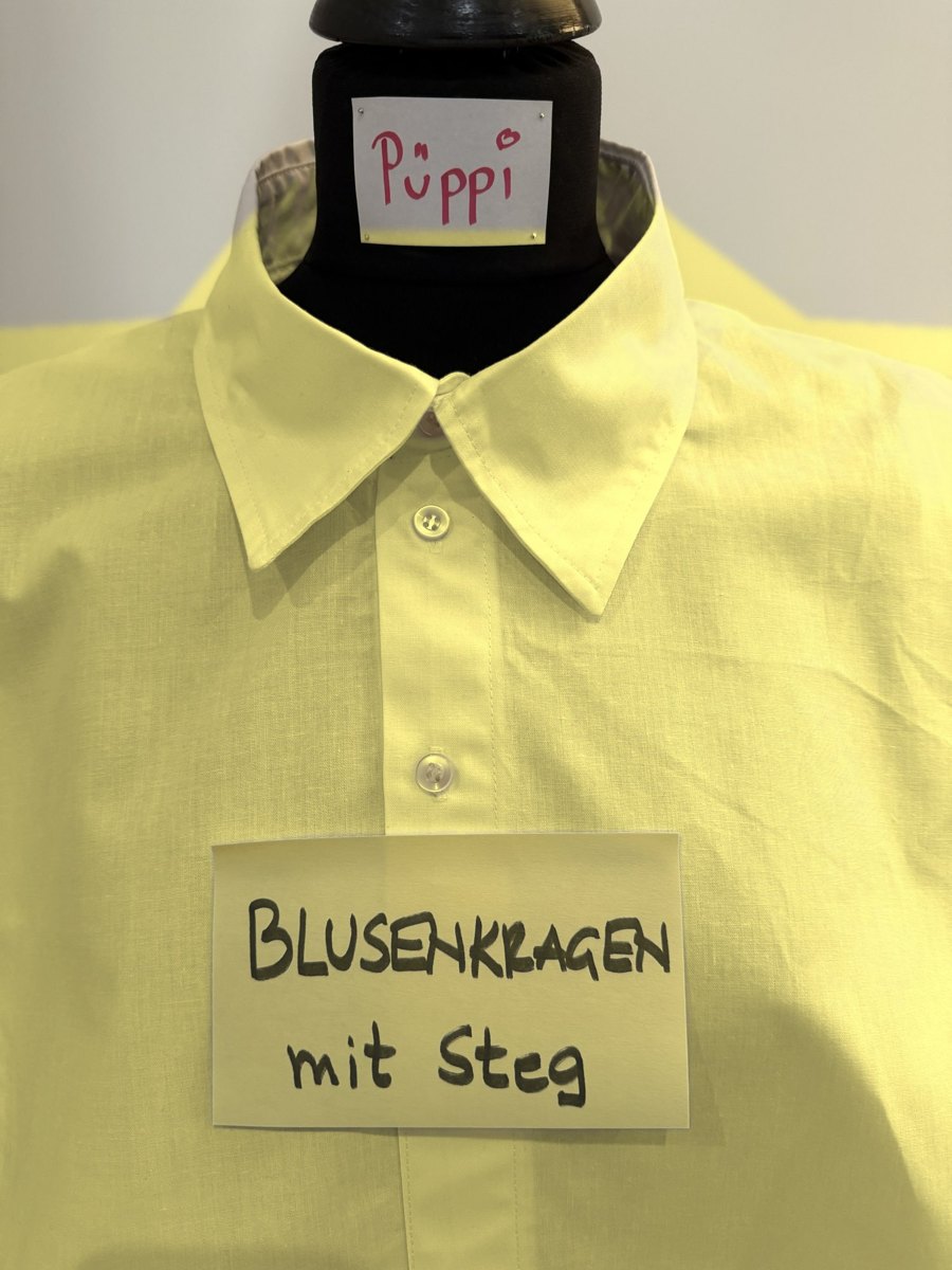 Blusenkragen mit Steg