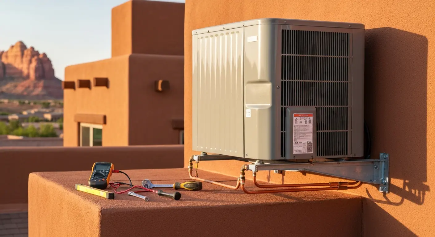 Residential HVAC installation in Veyo