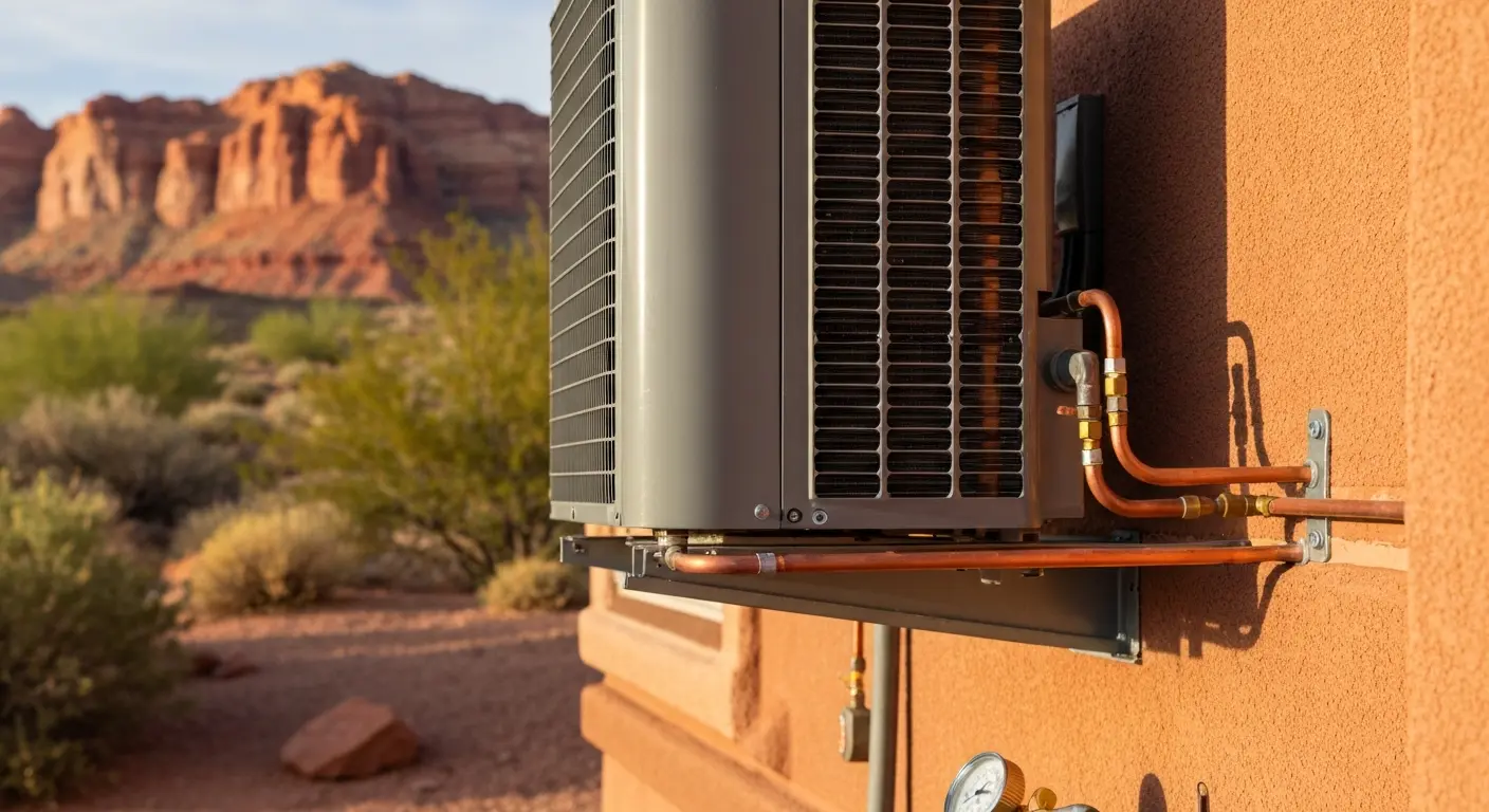 AC installation in St. George home