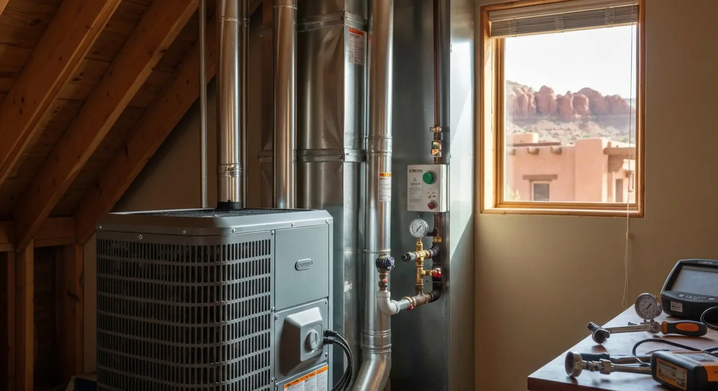 Residential HVAC installation