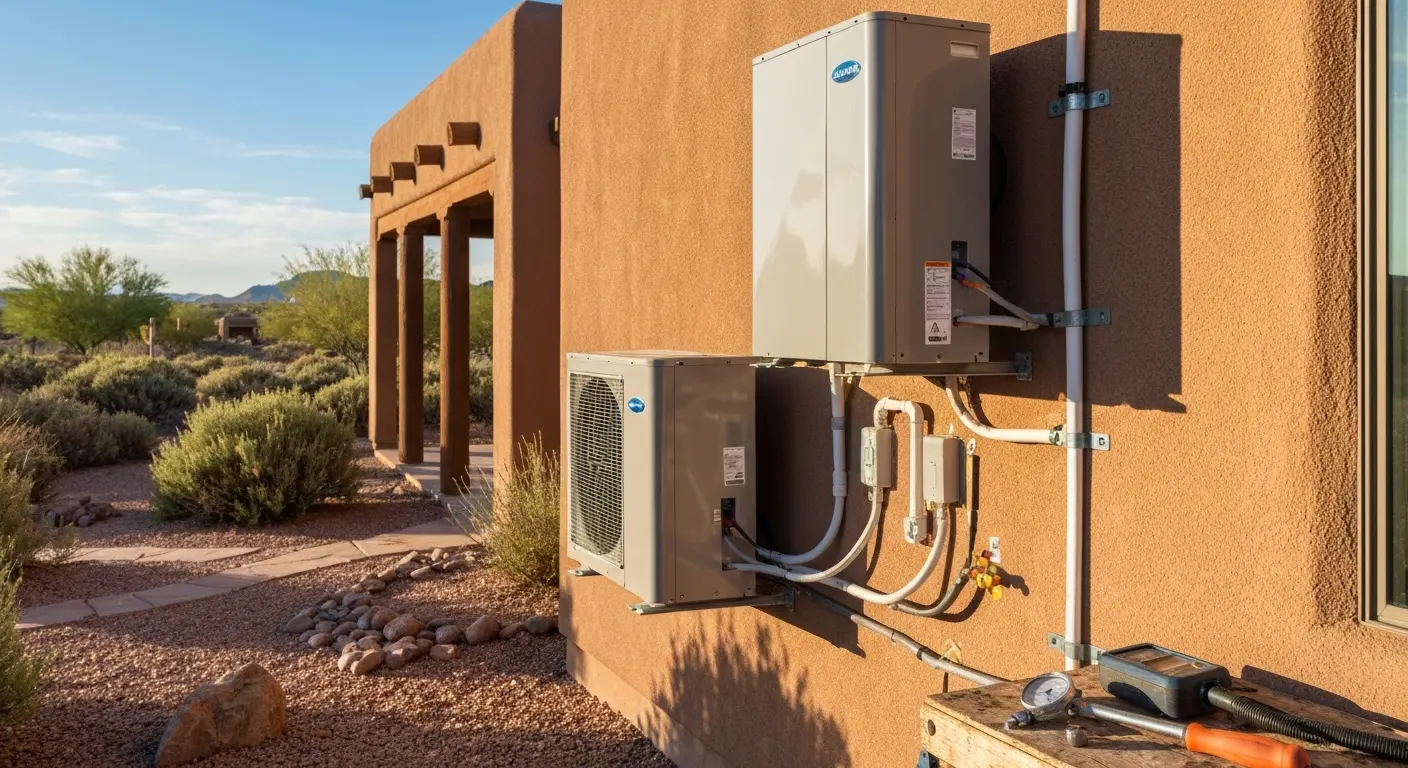 Mini split system installation