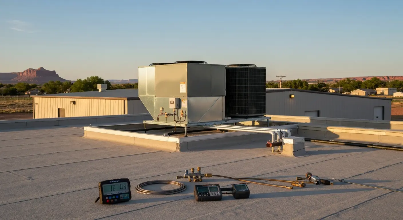 Commercial HVAC work in Veyo