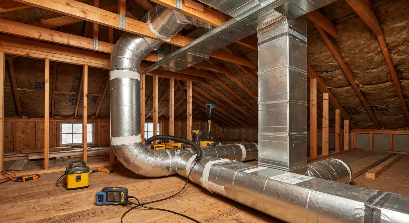 Ductwork repair and sealing service
