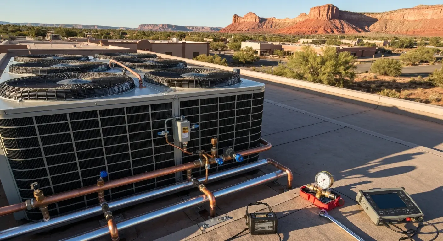 Commercial air conditioning unit