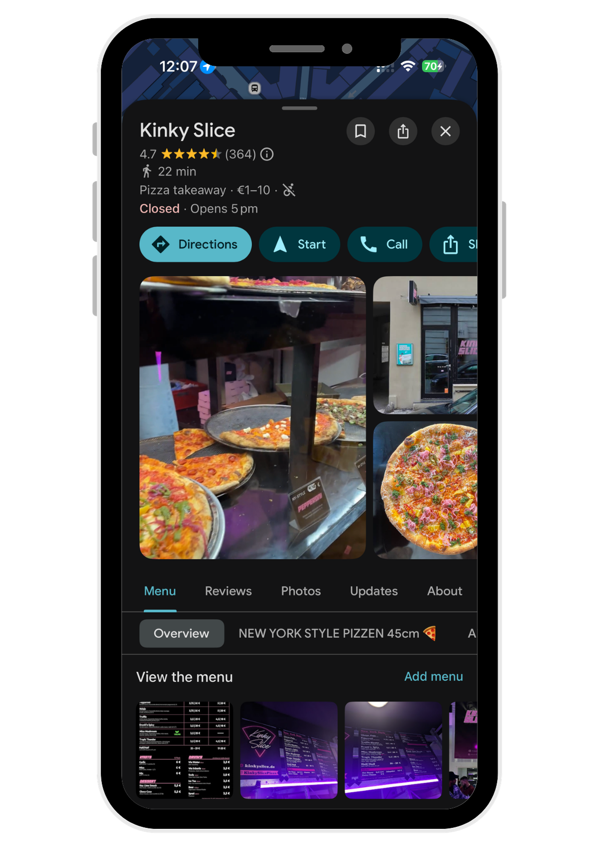 Kinky Slice Google Business Profile