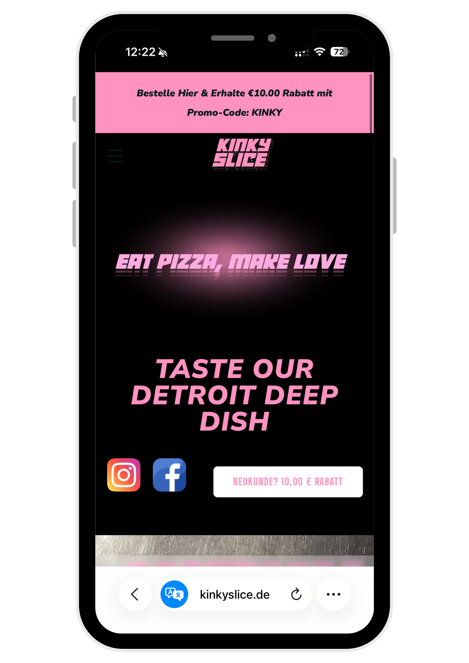 Kinky Slice Website