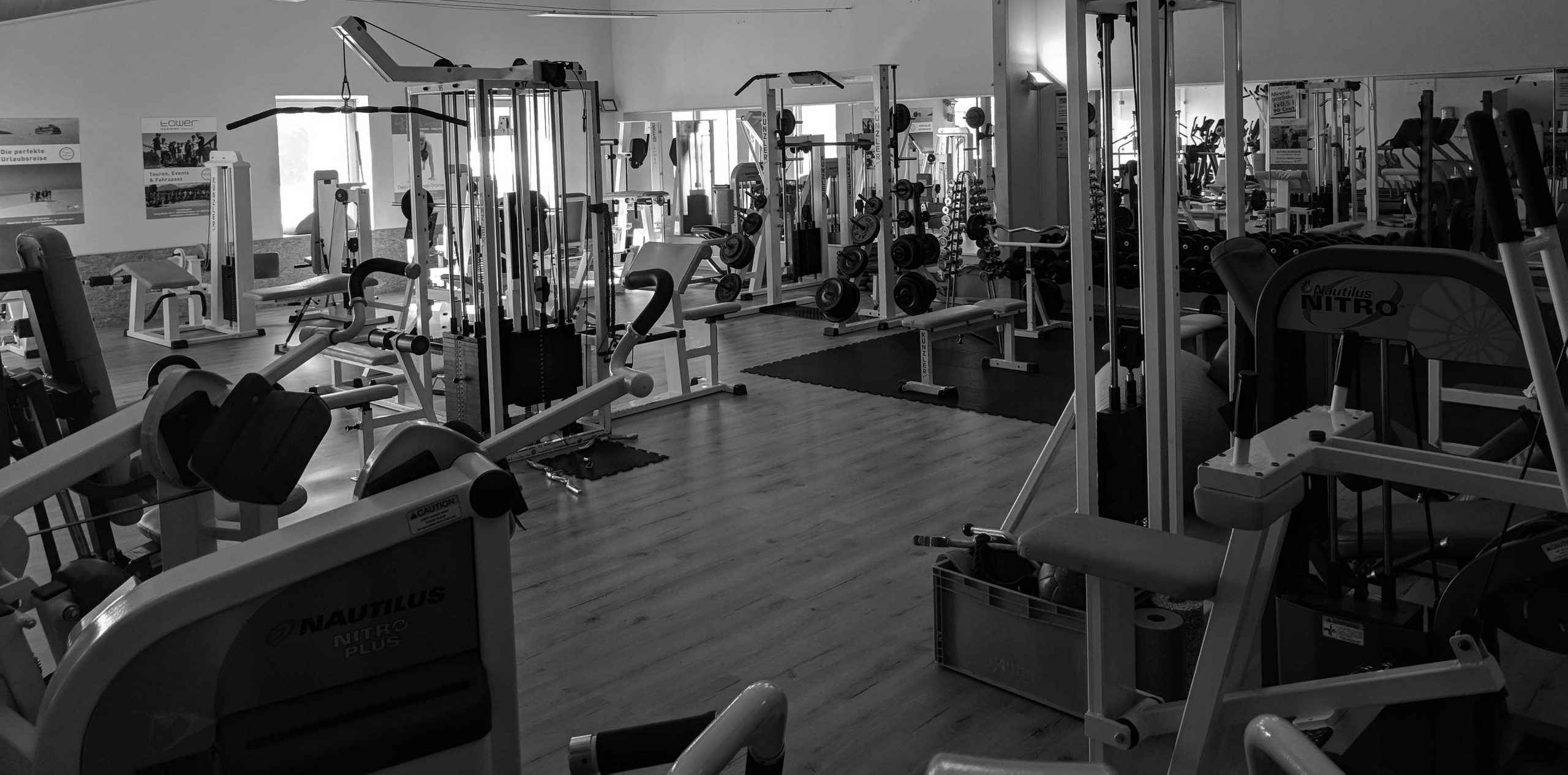 Fitnessfläche bei TOWER Rosenheim