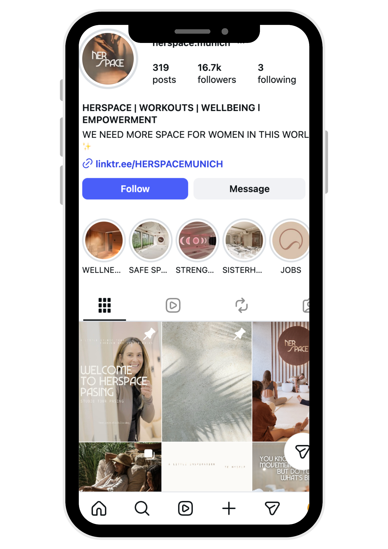 HERSPACE Social Media