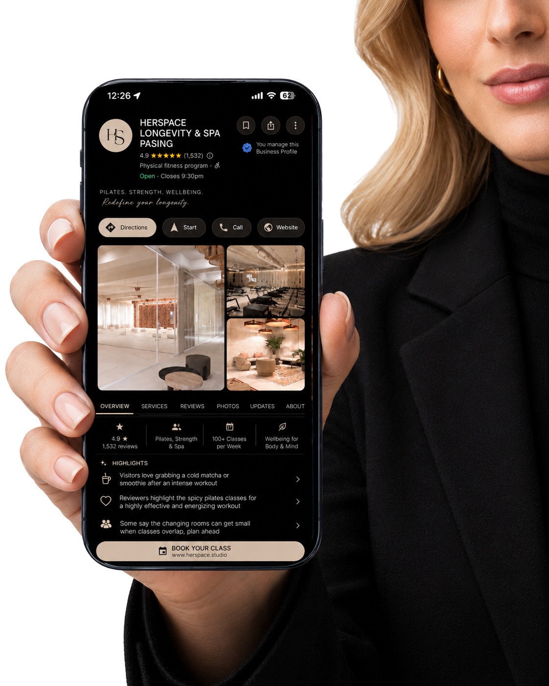 Google Business Profile Mockup