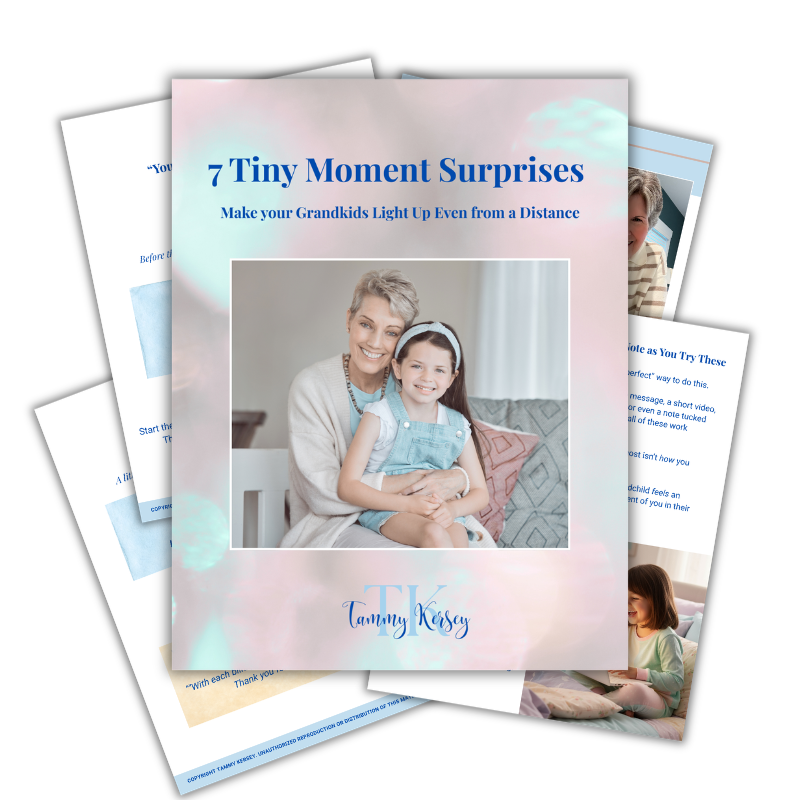FREE RESOURCE! 7 Tiny Moment Surprises: Make Your Grandkids Light Up Even from a Distance