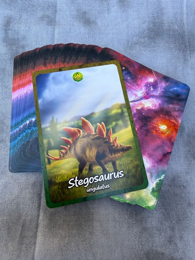 Stegosaurus oracle card from Destiny Dinos