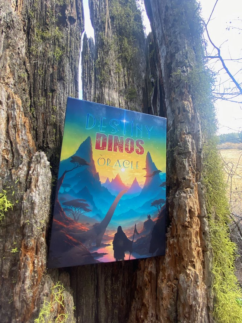 Deck box against old growth tree