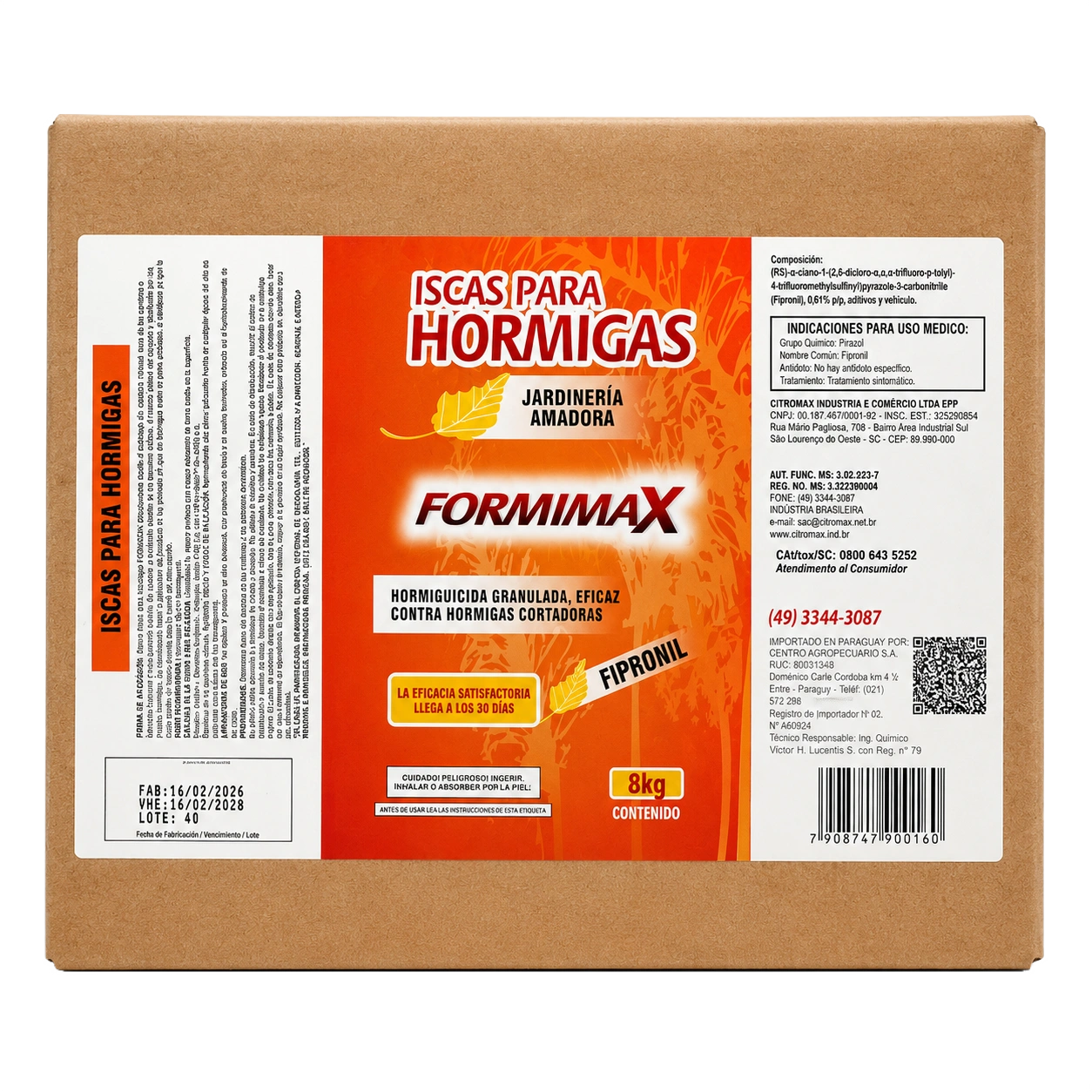 Formimax Iscas (Cebo) para Hormigas cortadoras.