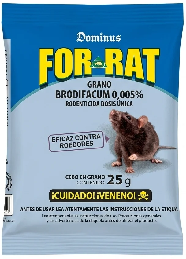 For-Rat Grano Brodifacum, sobre unitario 25 g
