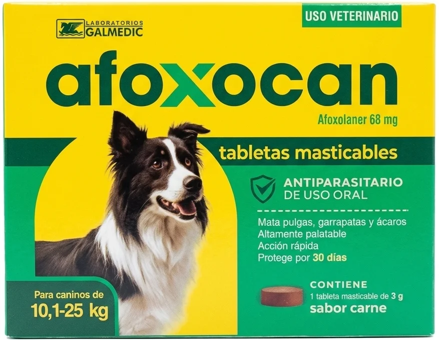 Afoxocan Antiparasitario 10,1-25 kg