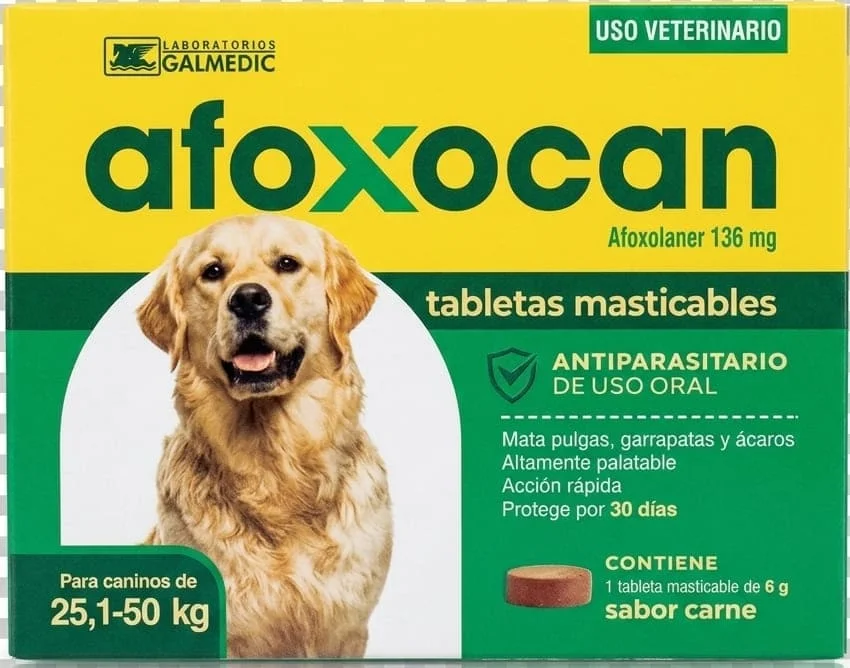 Afoxocan Antiparasitario 25,1-50 kg
