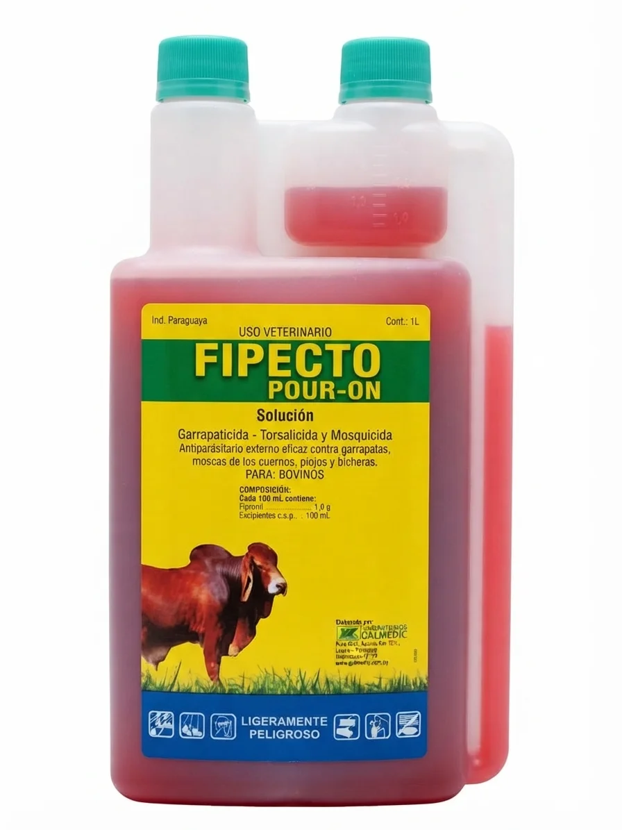 Fipecto Pour-On 1L Antiparasitario-Bovinos